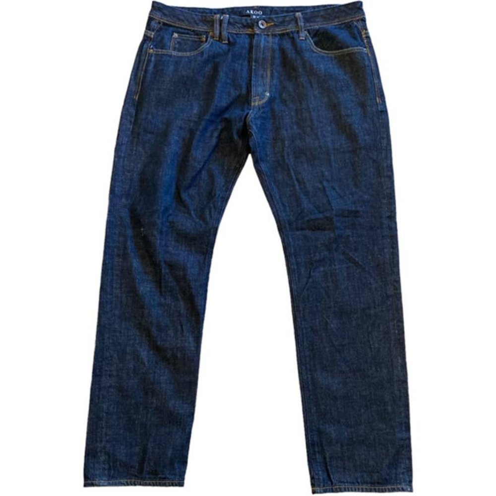 Akoo Mens Jean Denim Size 38X32 No Rivals Big Oak Fit
